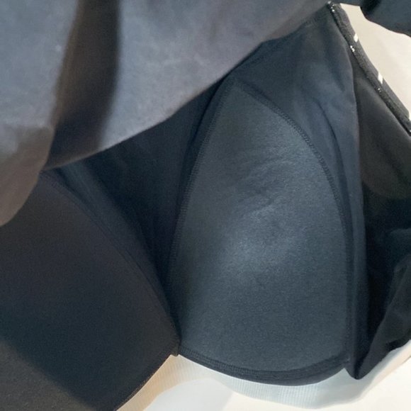 Active Zone Women Black U-Neck Bikini Top with Exposed Elastic Plus Size 4X - Picture 8 of 11